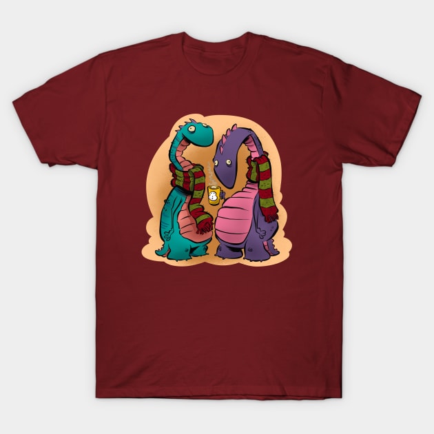 Winter Dragons T-Shirt by westinchurch